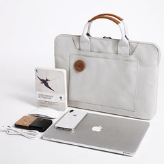 Cool Oxford Cloth PVC Women Orange 13.3‘’ Briefcase Business Computer Handbag For Women - iwalletsmen
