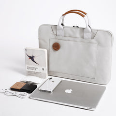 Cool Oxford Cloth PVC Women Orange 13.3‘’ Briefcase Business Computer Handbag For Women - iwalletsmen