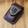 Handmade Black Leather Mens Car Key Case Brown Car Key Holder with Belt Loop/Belt Clip - iwalletsmen