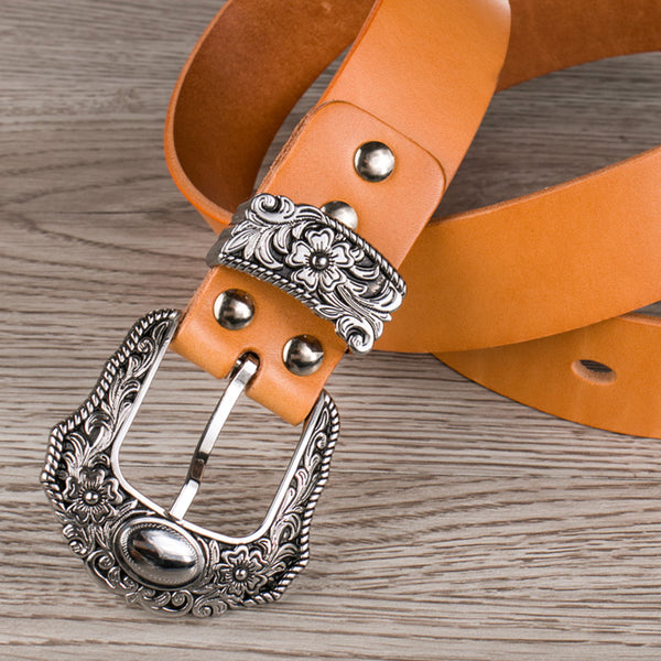 Handmade Genuine Custom Cool Leather Mens Leather Men Camel Belt for Men