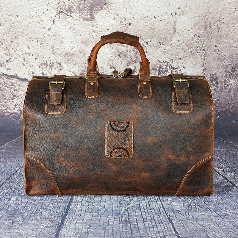 Leather Mens Doctor Bag Weekender Bags Travel Bag Duffle Bag for