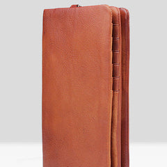 Handmade Mens Cool Long Leather Chain Wallet Cards Biker Trucker Wristlet Wallet - iwalletsmen