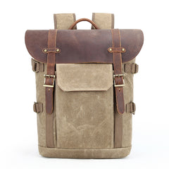 GREEN LARGE CANVAS WATERPROOF MENS CANON CAMERA BACKPACK NIKON CAMERA BAG DSLR CAMERA BAG FOR Women - iwalletsmen