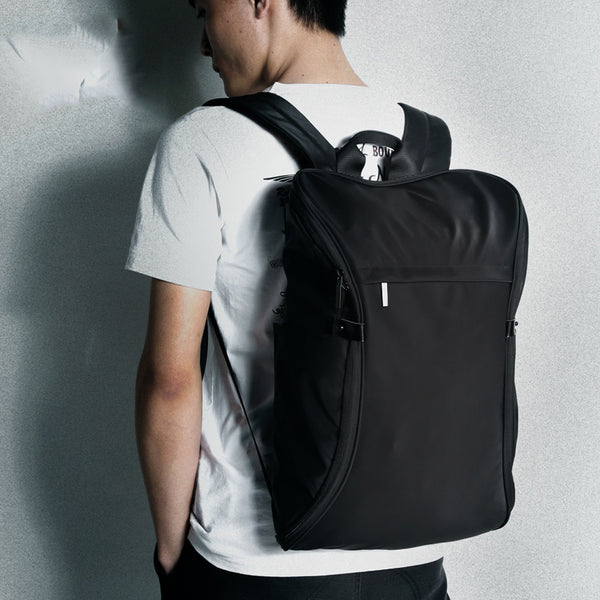 Cool Nylon Cloth Men's Black Large Computer Backpack Travel Bag For Men - iwalletsmen