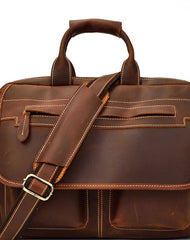 Cool Leather Men Vintage Briefcase Work Bag Handbag Shoulder Bags For Men - iwalletsmen