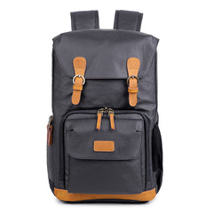 Blue LARGE CANVAS WATERPROOF MENS DSLR CAMERA BAG CANON CAMERA BACKPACK NIKON CAMERA BAG FOR Women - iwalletsmen