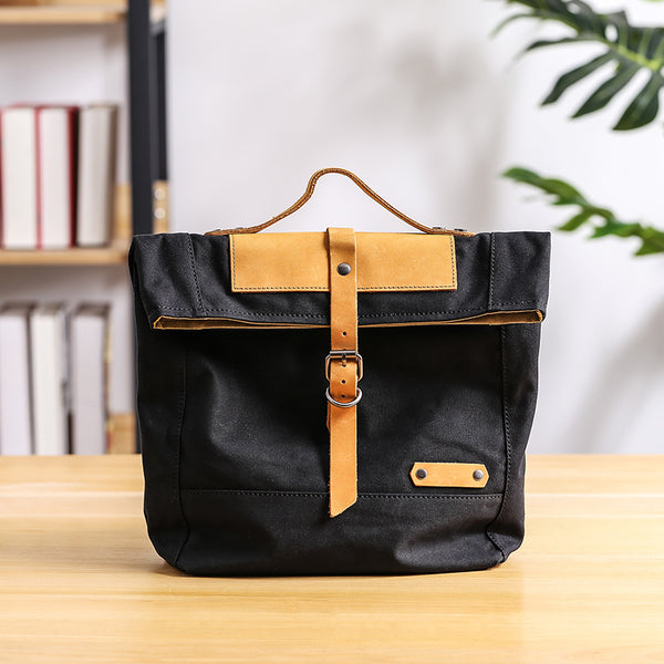 Canvas Mens Womens Small 13'' Side Bag Courier Bag Messenger Bag for Men - iwalletsmen