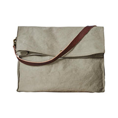 Canvas Mens 14 inches Side Bags Canvas Satchel Messenger Bags Canvas Travel Courier Bag for Men - iwalletsmen