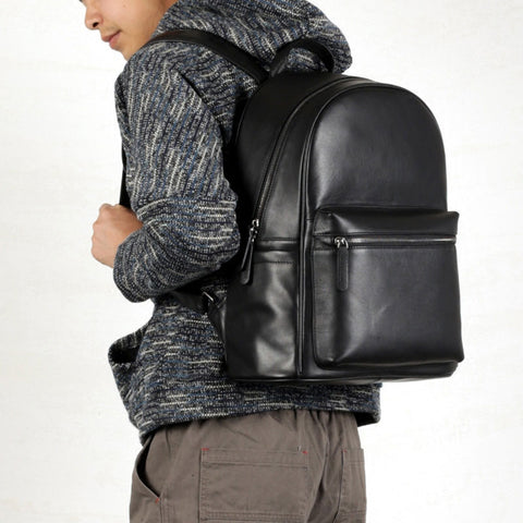 Best College Backpacks for Men Leather Leather Laptop Backpack for Men –  iwalletsmen
