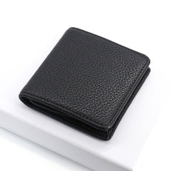 Leather Mens Small Change Wallet Coin Wallet Front Pocket Wallet for Men - iwalletsmen