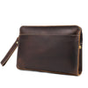 Cool Leather Mens Clutch Bag Wristlet Bag Clutch Wallet Business Clutch for Men - iwalletsmen