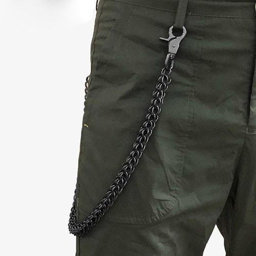 27'' Metal PUNK CHAIN BIKER SILVER Black WALLET CHAIN LONG PANTS CHAIN SILVER Black Jeans Chain Jean ChainS FOR MEN - iwalletsmen