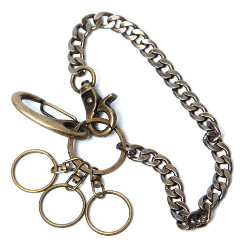 Brass biker trucker Keychain wallet Chain for chain wallet biker wallet trucker wallet