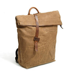 Badass Canvas Mens Travel Backpack Canvas School Backpack Laptop Backpack for Men - iwalletsmen