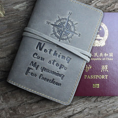 Handmade Leather Mens Cool billfold Wallet Passport Card Holder Small Card Slim Wallets for Men