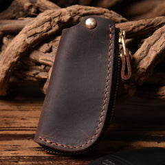 Handmade Leather Mens Cool Car Key Wallet Car Key Holder Car Key Case for Men