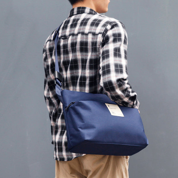 Cool Polyester Cloth PVC Men's Messenger Bag Large Side Bag For Men - iwalletsmen