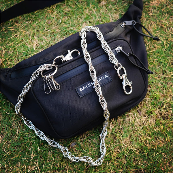 Badass Fashion Mens Long Stainless steel Key Chain Pants Chain Wallet Chain For Men - iwalletsmen