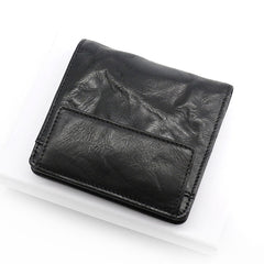 Leather Mens Front Pocket Wallet Small Wallet Slim Wallet Card Wallet for Men - iwalletsmen