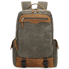CANVAS WATERPROOF 15‘’ MENS LARGE NIKON CAMERA BACKPACK CANON CAMERA BAG DSLR CAMERA BAG FOR MEN - iwalletsmen