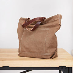 Canvas Cool Mens Coffee Messenger Tote Bag Canvas Handbag Messenger Bag Canvas Tote for Men - iwalletsmen