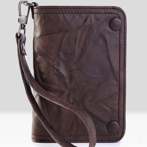 Handmade Leather Mens Chain Biker Wallet Cool Leather Wallet Small Wallets for Men - iwalletsmen