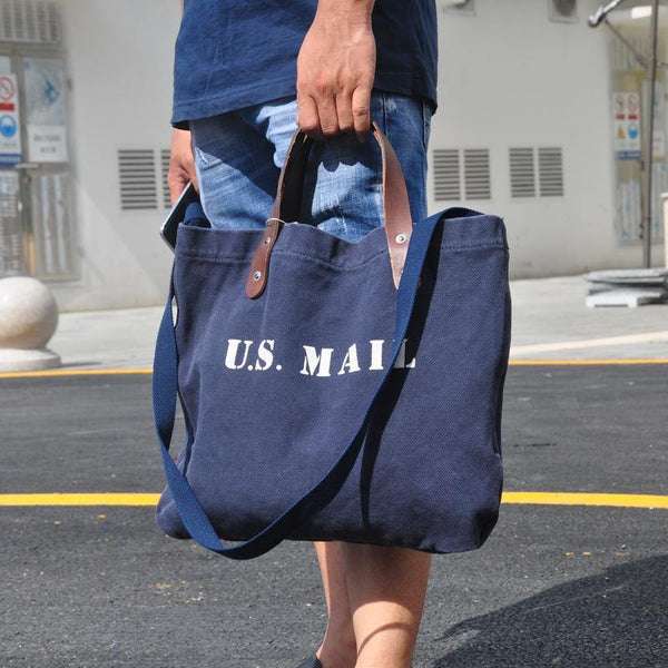 Blue Fashion Canvas Mens Womens Tote Handbag Messenger Bags Green Shoulder Tote Bag For Men and Women - iwalletsmen