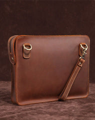 Classy Leather Mens Work Clutch Bag Wirstlet Cluch Messenger Bag For Men - iwalletsmen