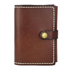 Leather Mens Small Card Wallets Front Pocket Wallet Cool Change Wallet for Men - iwalletsmen