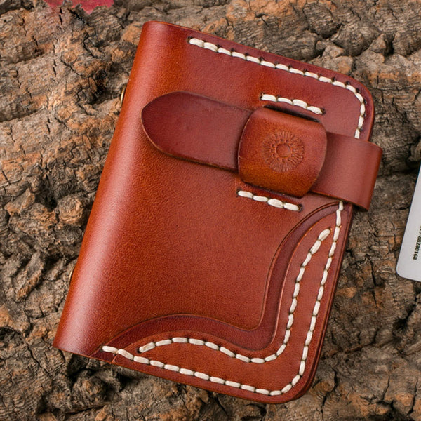 Handmade Mens Cool billfold Card Holders Card Case Small Card Slim Wallets for Men - iwalletsmen