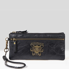 Handmade Leather Mens Chain Biker Wallet Cool Leather Wallet Wrist Wallets for Men - iwalletsmen