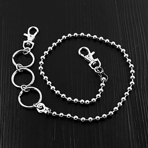 SOLID STAINLESS STEEL BIKER Mens Womens PANTS CHAIN Jeans Chain Jean Chain Biker Wallet Chain FOR MEN - iwalletsmen