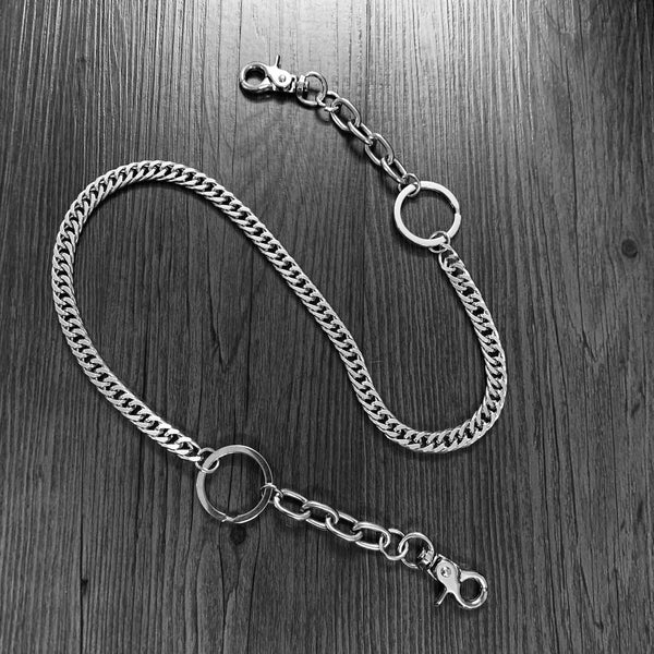 Cool Silver Long Mens Womens Pants Chain Wallet Chain Long Biker Wallet Chain For Men - iwalletsmen