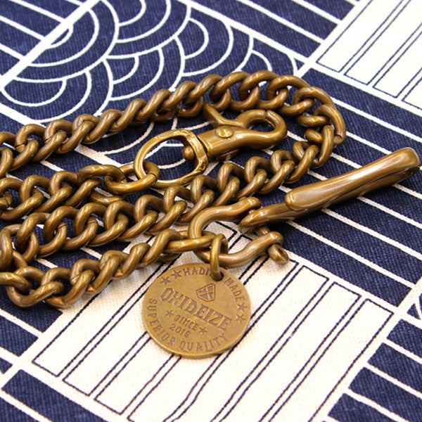 Cool Brass Mens Biker Wallet Chain Gold Wallet Chain Pants Chain For Men - iwalletsmen