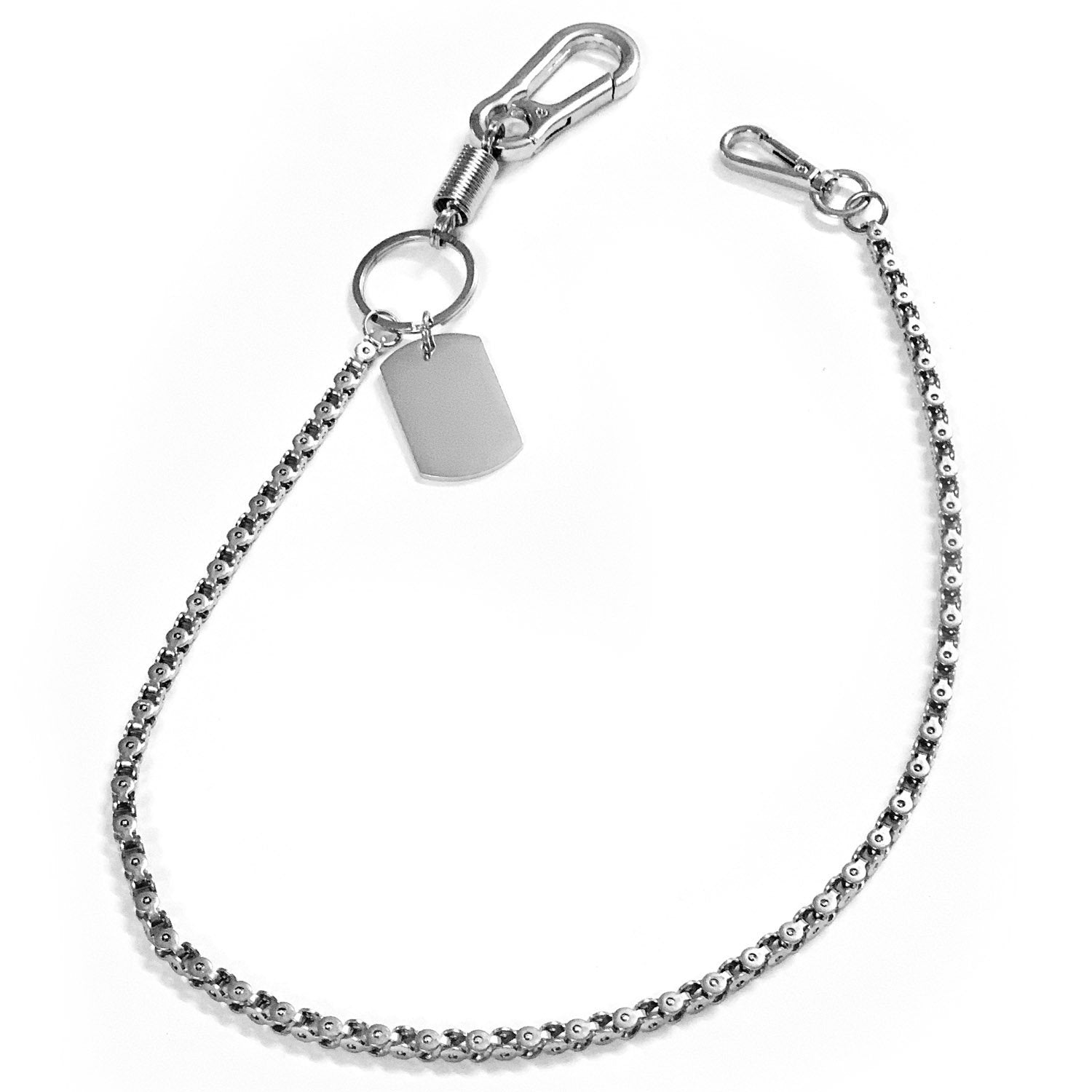 Cool Silver Long Biker Wallet Chain Pants Chain STAINLESS STEEL Jeans Chain Jean Chain Wallet Chain For Men - iwalletsmen