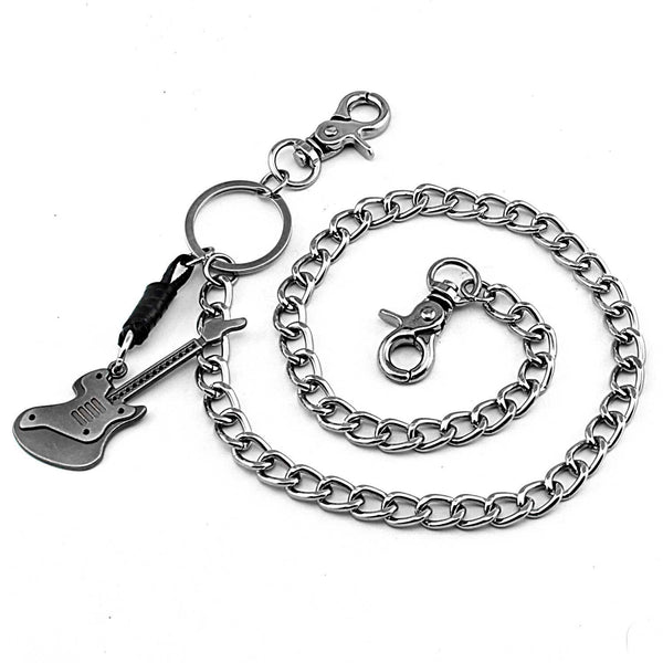 Cool Silver Punk Mens Wallet Chain Rock Biker Wallet Chain Pants Chain For Men - iwalletsmen