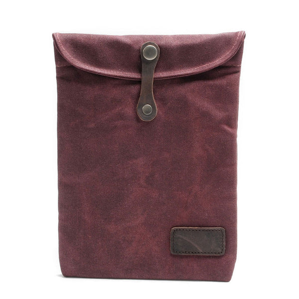 Cool Waxed Canvas Mens iPad Case iPad Air Case 10 inch for Men - iwalletsmen