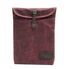 Cool Waxed Canvas Mens iPad Case iPad Air Case 10 inch for Men - iwalletsmen