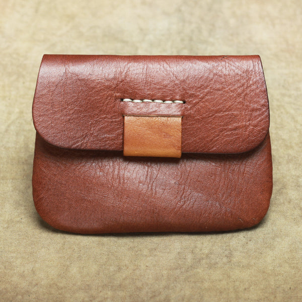 Handmade Small Slim Leather Men's Wallet Coin Holder Card Holder For Men - iwalletsmen