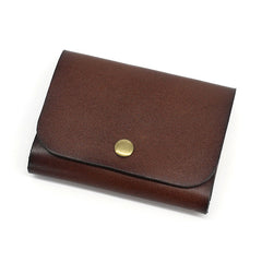 Leather Mens Front Pocket Wallet Small Wallets Card Wallet Change Wallet for Men - iwalletsmen