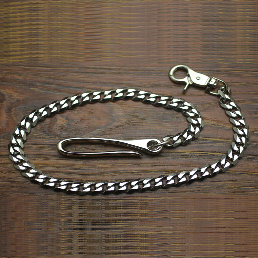 Cool Men's Stainless Steel Silver Long 21‘’ Pants Chain Biker Wallet Chain For Men - iwalletsmen