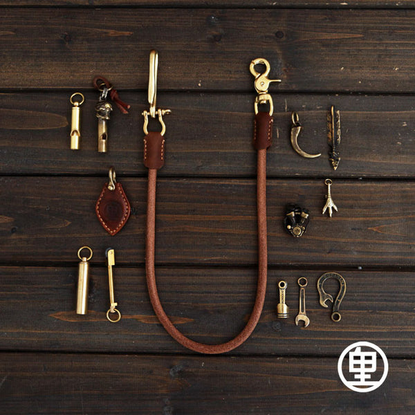 Handmade Vintage Leather Mens Wallet Chain Biker Wallet Chain Pants Chain For Men - iwalletsmen