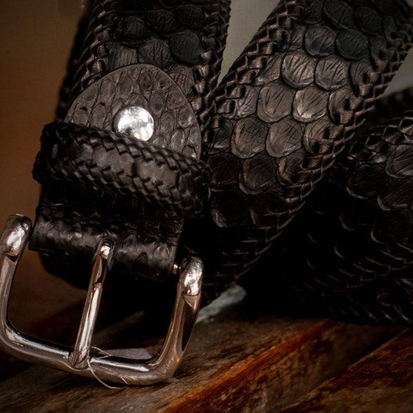 Handmade Genuine Leather Mens Belt Custom Cool Leather Men Black Belt for Men