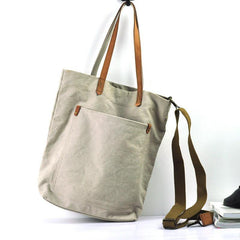 Simple Canvas Mens Womens Shoulder Tote Bag Messenger Bag Tote Handbag Side Bag For Men and Women - iwalletsmen