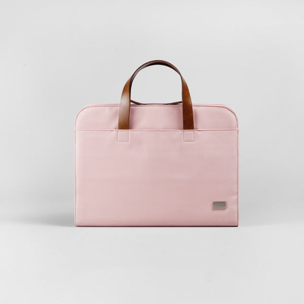 Fashion Oxford Cloth PVC Women Pink Briefcase Business Computer Handbag For Women - iwalletsmen