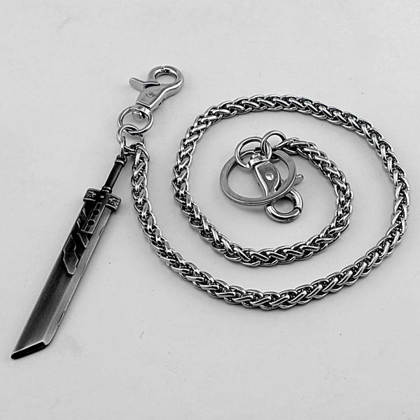 Cool Sword Key Chain Long Wallet Chain Biker Wallet Chain Punk Pants Chain For Men - iwalletsmen
