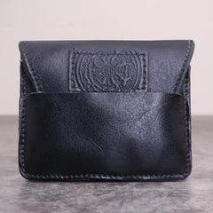 Brown Leather Men Card Holder Wallet Leather Card Holder Slim Wallet with Coin Pocket For Men - iwalletsmen