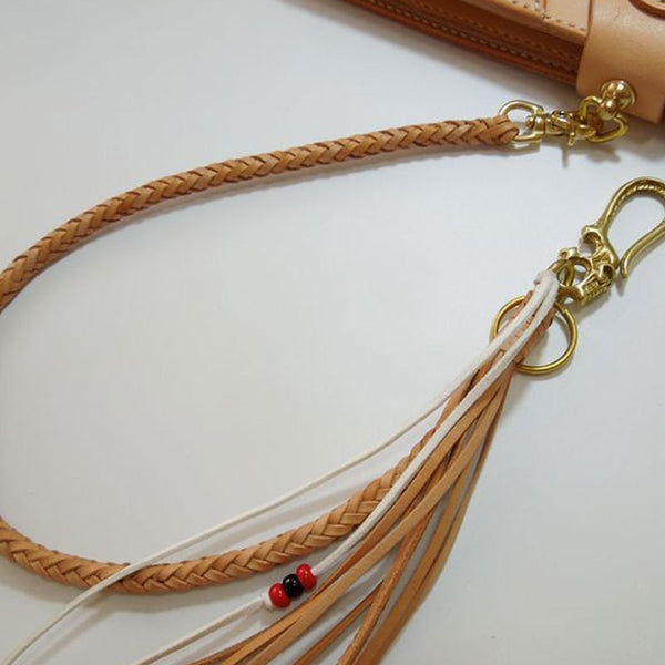 Leather Braided Biker Trucker Wallet Chain Hook for Chain Wallet Biker Wallet Trucker Wallet