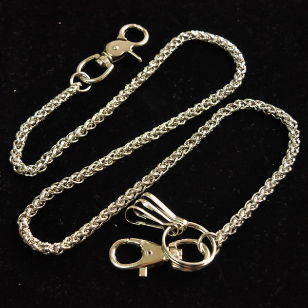 Cool Silver Punk Mens Key Chain Pants Chain Long Wallet Chain For Men - iwalletsmen