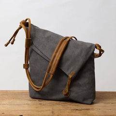 Mens Canvas Rustic Courier Bag Side Bag Messenger Bag Camera Shoulder Bag for Men - iwalletsmen